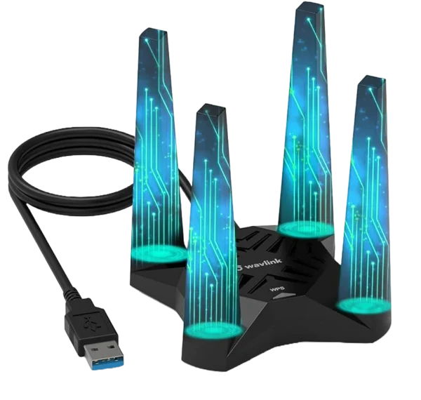 WAVLINK_AC1900M_1 Wavlink USB3.0 WiFi Network Adapter for Desktop PC