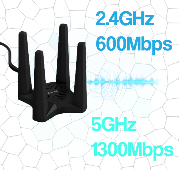 WAVLINK_AC1900M_3 Wavlink USB3.0 WiFi Network Adapter for Desktop PC