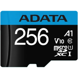 ADATA 256GB Premier microSDXC UHS-I / Class 10 V10 A1 Memory Card Speeds Up to 100MB/s