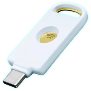 Identiv uTrust FIDO2 NFC Security Key USB-C (FIDO, FIDO2, U2F, PIV, TOTP, HOTP, WebAuth)