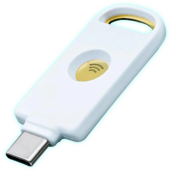 IDNTV_SL_905602_1 Identiv uTrust FIDO2 NFC Security Key USB-C (FIDO, FIDO2, U2F, PIV, TOTP, HOTP, WebAuth)
