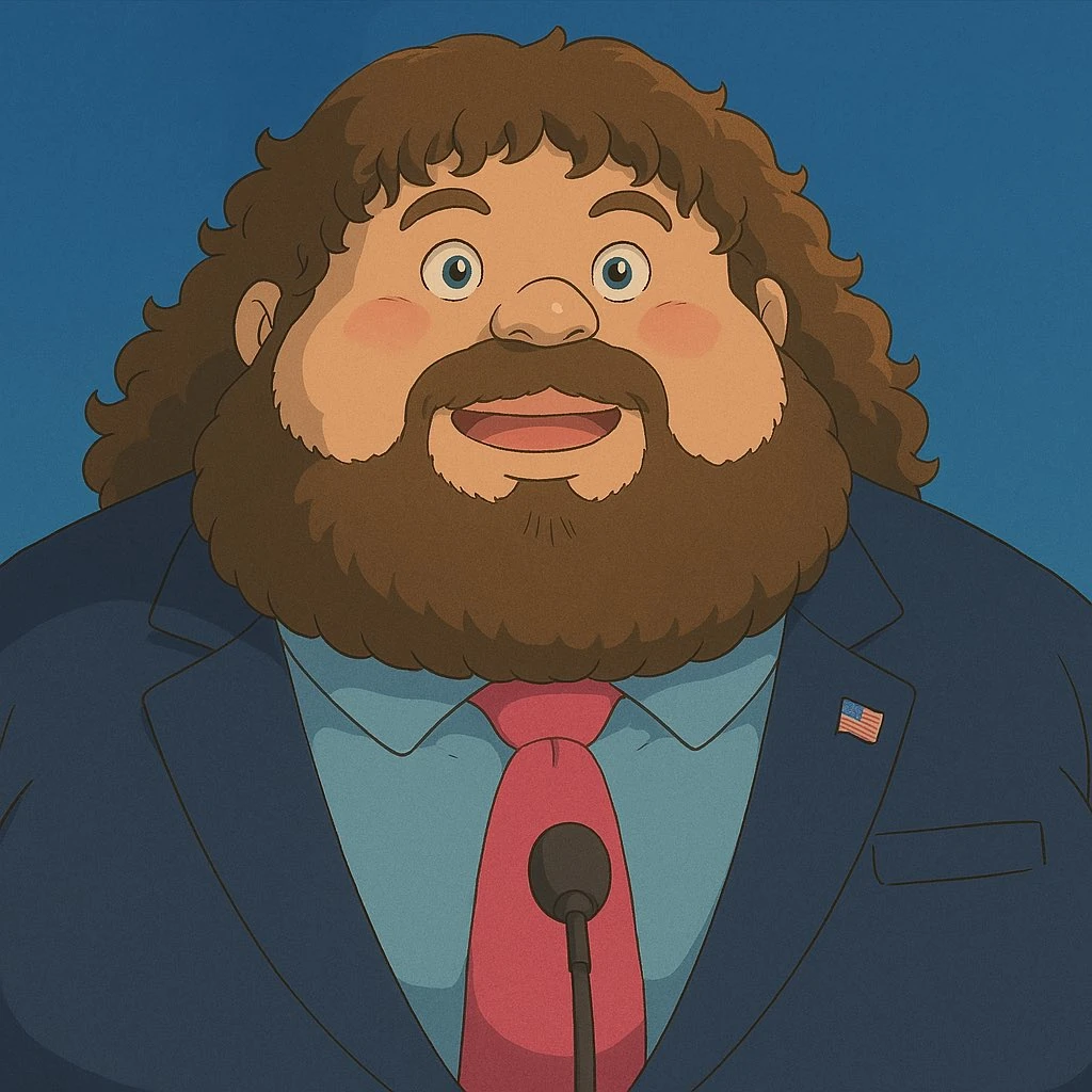 Gpt 4o Generated Ghibli Meme based on J.D. Vance Edited Face Photoshops Memes